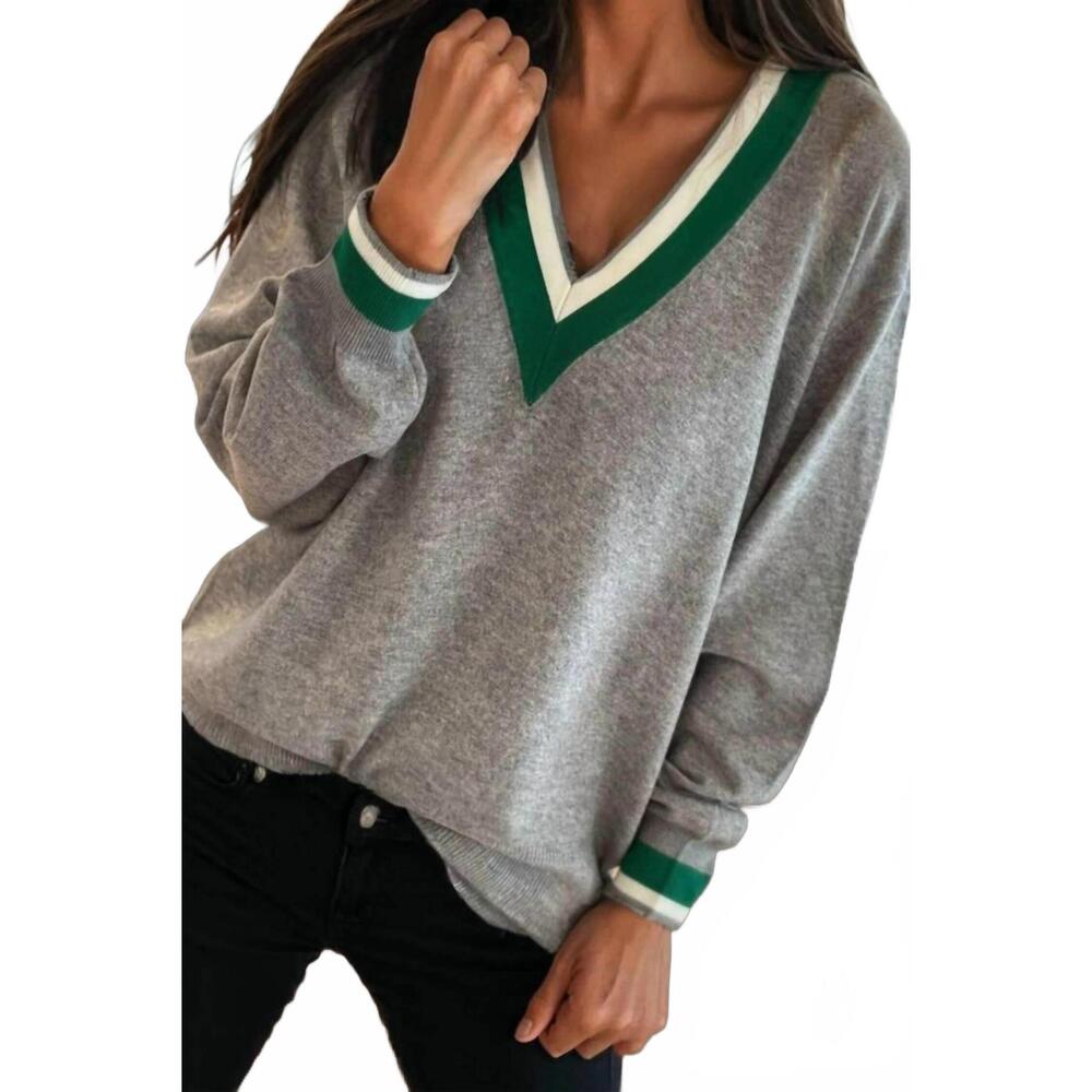 NEW AAPPARELLA casual vibes sweater in gray